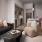 living room with seating and table